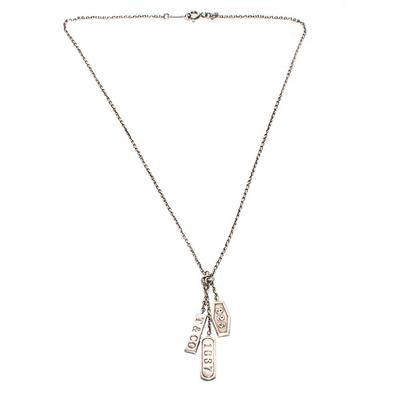 Tiffany & Co. Triple Tag Necklace