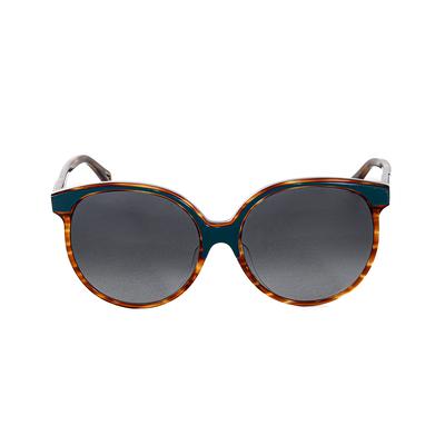 Chloe Brown and Blue Sunglasses With Case