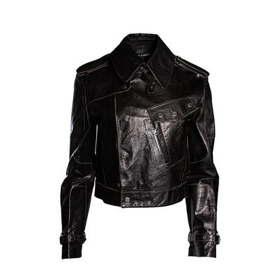 Ralph Lauren Size 8 Brown Leather Jacket