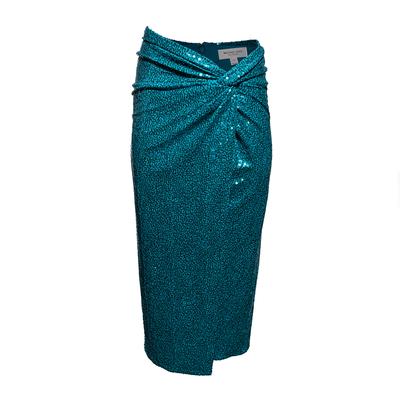 Michael Kors Size 2 XS Blue Sequin Skirt