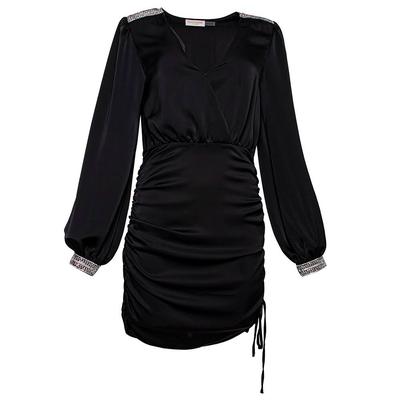 Ramy Brook Size 4 Black Foxy Embellished Dress