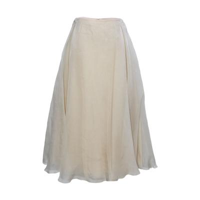 Ralph Lauren Purple Label Size Small White Skirt 
