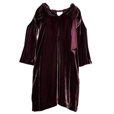 Trina Turk Size 6 Purple Velvet Dress