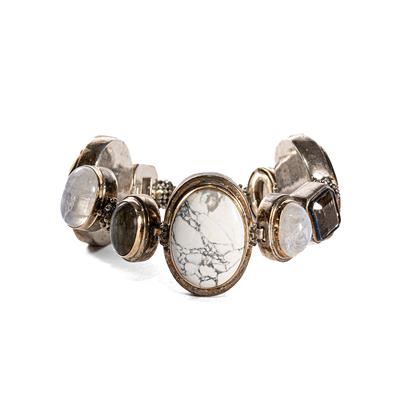 Michael Dawkings Marble & Stone Bracelet