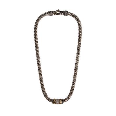 925 & 14K Diamond Choker Necklace