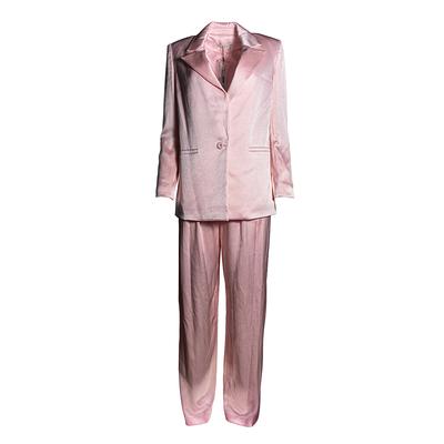 New Alice & Olivia Size 4 Pink Two Piece Suit