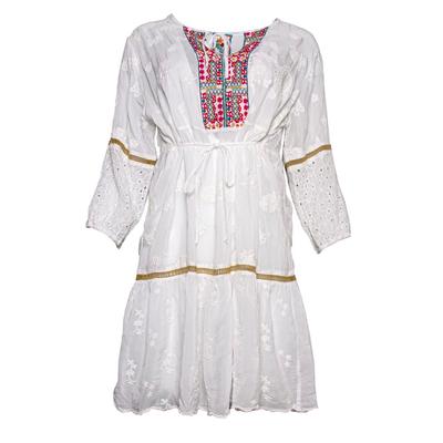 New Johnny Was Size Large White Dress