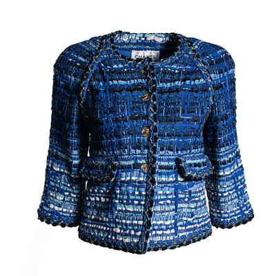 Chanel 2018 Size 36 Blue Jacket