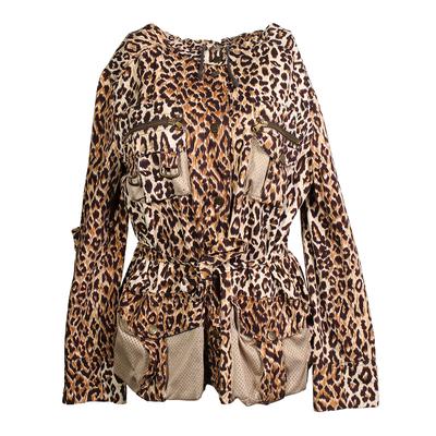 Dolce & Gabbana Size 42 Leopard Jacket