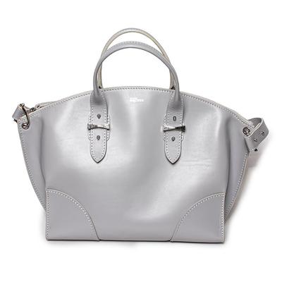 Alexander McQueen Grey Leather Crossbody Bag