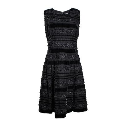 Oscar De La Renta Size 8 Medium Black Dress