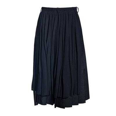Balenciaga Size 36 Grey & Navy Multi-Wear Wrap Skirt