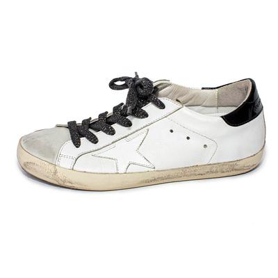 Golden Goose Size 39 White Superstar Sneakers