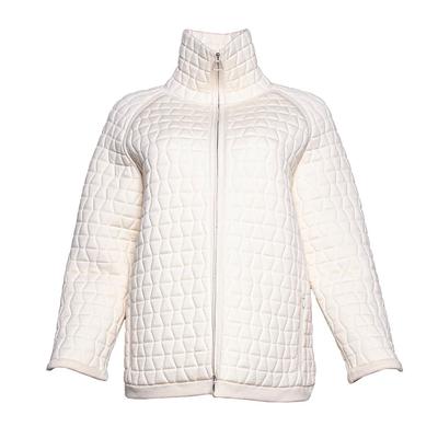 Akris Size 8 Cream Quilted Jacket