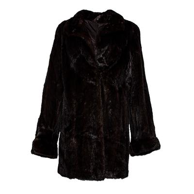  Finland Mink Size 8 Brown Fur Jacket