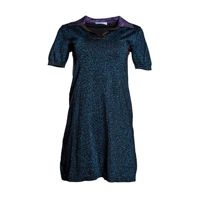 Prada Size Small Blue Sparkle Dress