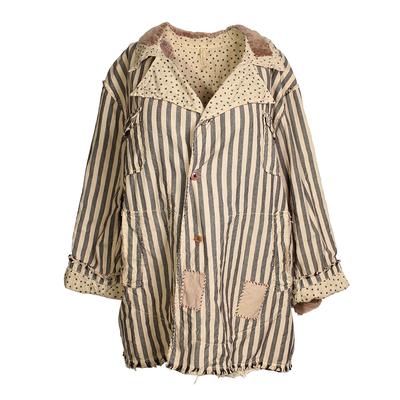  Magnolia Pearl One Size Striped Patchwork Jacket