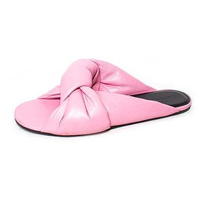 Balenciaga Size 38 Pink Leather Sandals