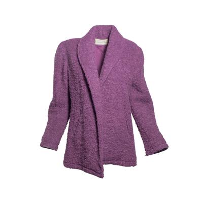 Oscar De La Renta Size Medium Purple Coat
