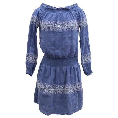 Tory Burch Size Medium Blue Short Dress