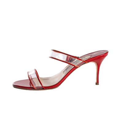 Manolo Blahnik Size 39 Red Heels