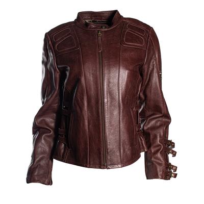 Harley Davidson Size Medium Brown Leather Bike Jacket