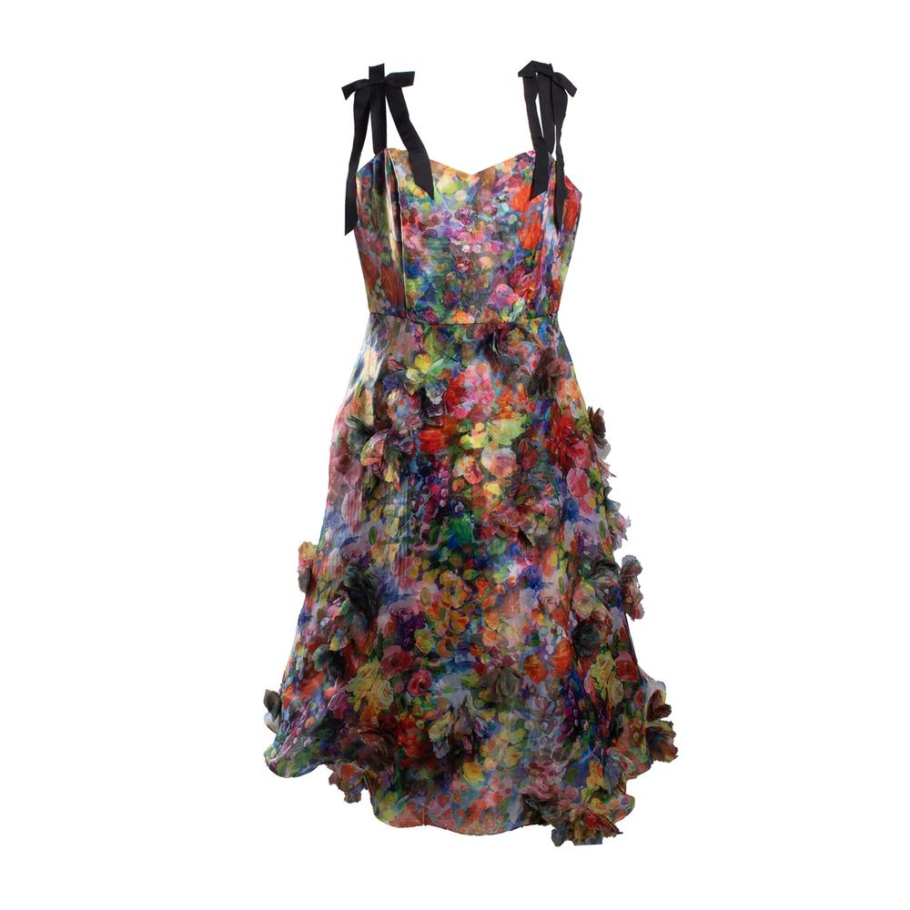 Marchesa Size 16 Multi Colored Dress