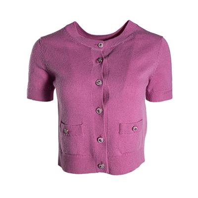 Chanel Size 36 Pink Cardigan