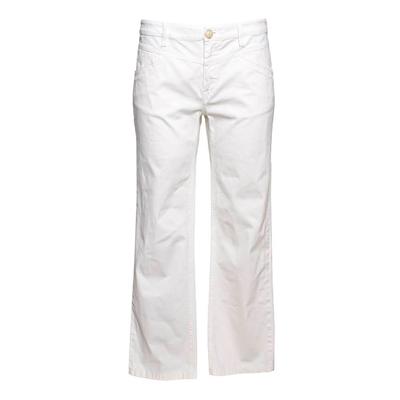 Chanel Size 40 White Jeans