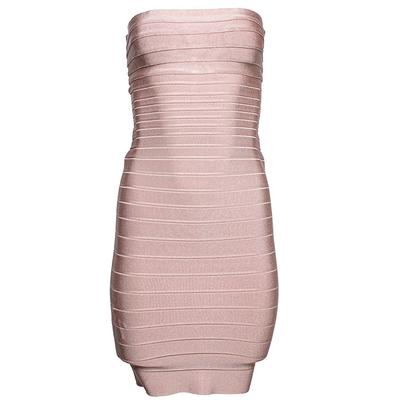 Herve Leger Size Small Pink Dress