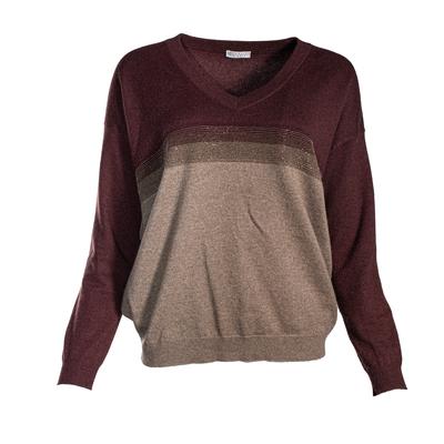 Brunello Cucinelli Size Small Brown Sweater