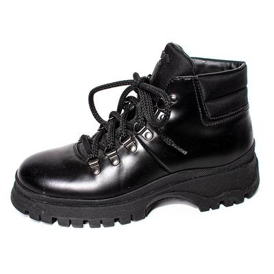 Prada Size 36 Black Leather Boots