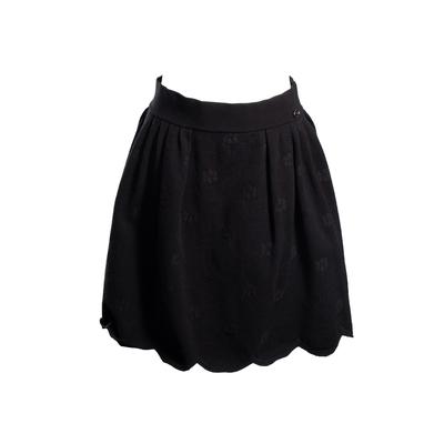 Chanel Size 40 Black Skirt