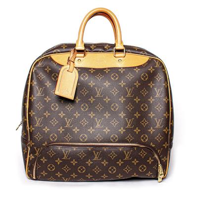 Louis Vuitton Brown Evasion Travel Handbag