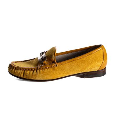 Gucci Size 40 Yellow Loafers