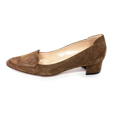Manolo Blahnik Size 39 Brown Suede Shoes