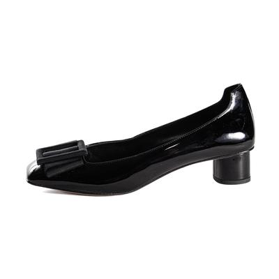 Christian Dior Size 40 Black Patent Leather Heels