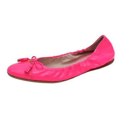 Prada Size 41 Pink Ballerina Shoes 