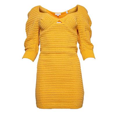 New ALC Size Medium Yellow Knit Dress