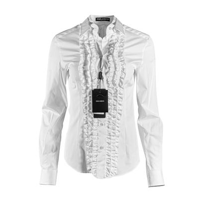 Dolce & Gabbana Size 40 White Blouse