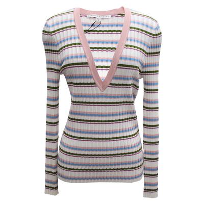 Veronica Beard Size XL Amanda V-Neck Sweater