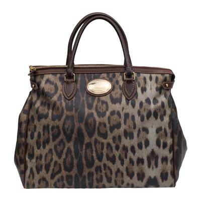 Roberto Cavalli Tote Leopard Handbag