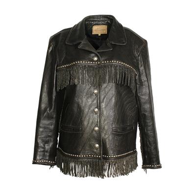 Double D Ranch Size Small Studded Fringe Jacket