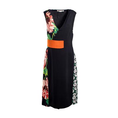 Stella McCartney Size Small Black Floral Dress