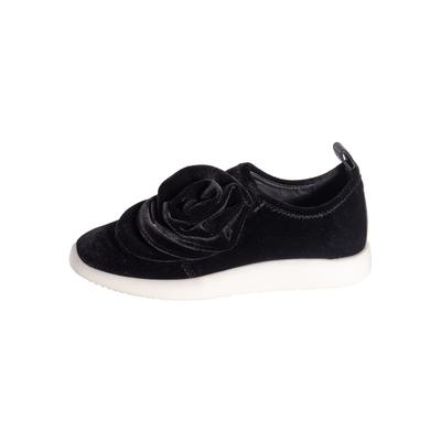 Giuseppe Zanotti Size 37 Black Flower Shoes