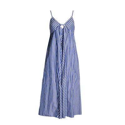 Rebecca Taylor Size 4 Blue Striped Dress