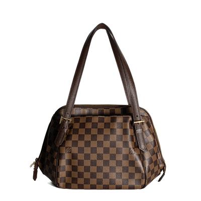 Louis Vuitton Belem Damier Ebene Brown Handbag