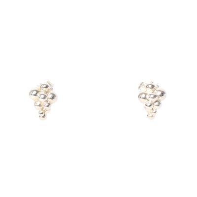 Sterling Grape Earrings