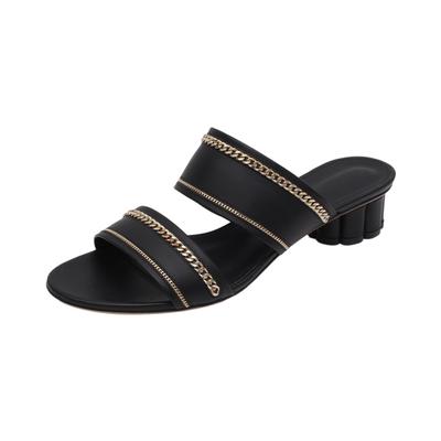 Salvatore Ferragamo Size 5.5 Black Sandals