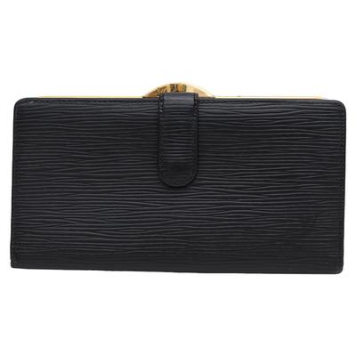 Louis Vuitton Black Epi Wallet